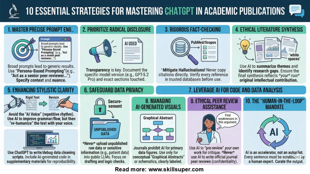 10 Essential Strategies for Mastering ChatGPT in Academic Publications